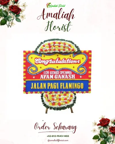 Bunga Papan Congratulation di Belawan I